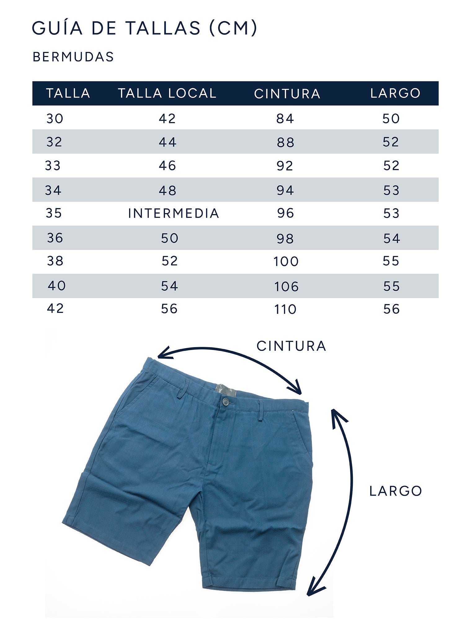 Bermuda Clásica Sólida Algodón Lino Beige Hombre