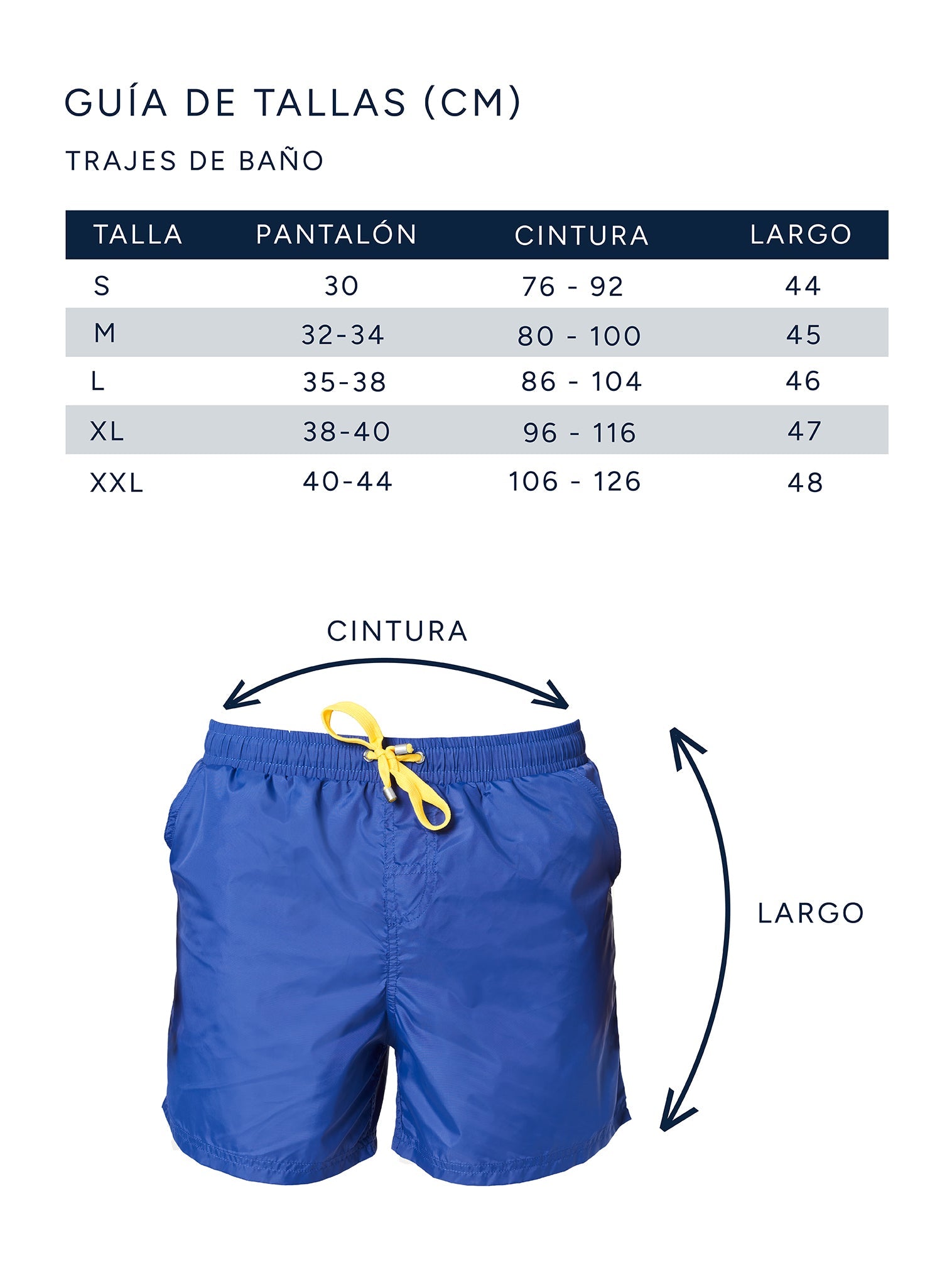 Traje De Baño A Cuadros Nautica Competition Azul Marino Hombre