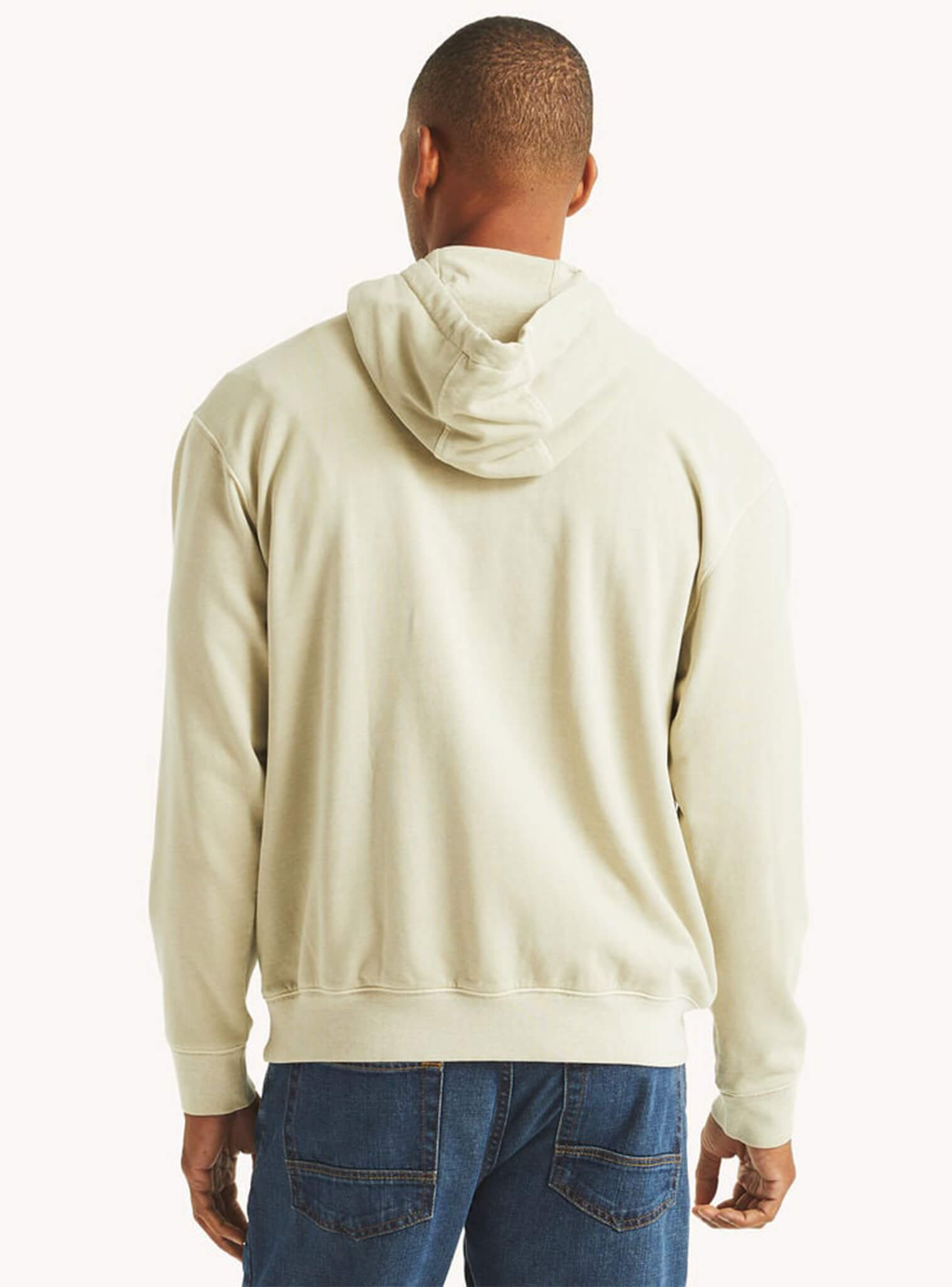 Poleron Hoodie Logo NAUTICA Beige Hombre