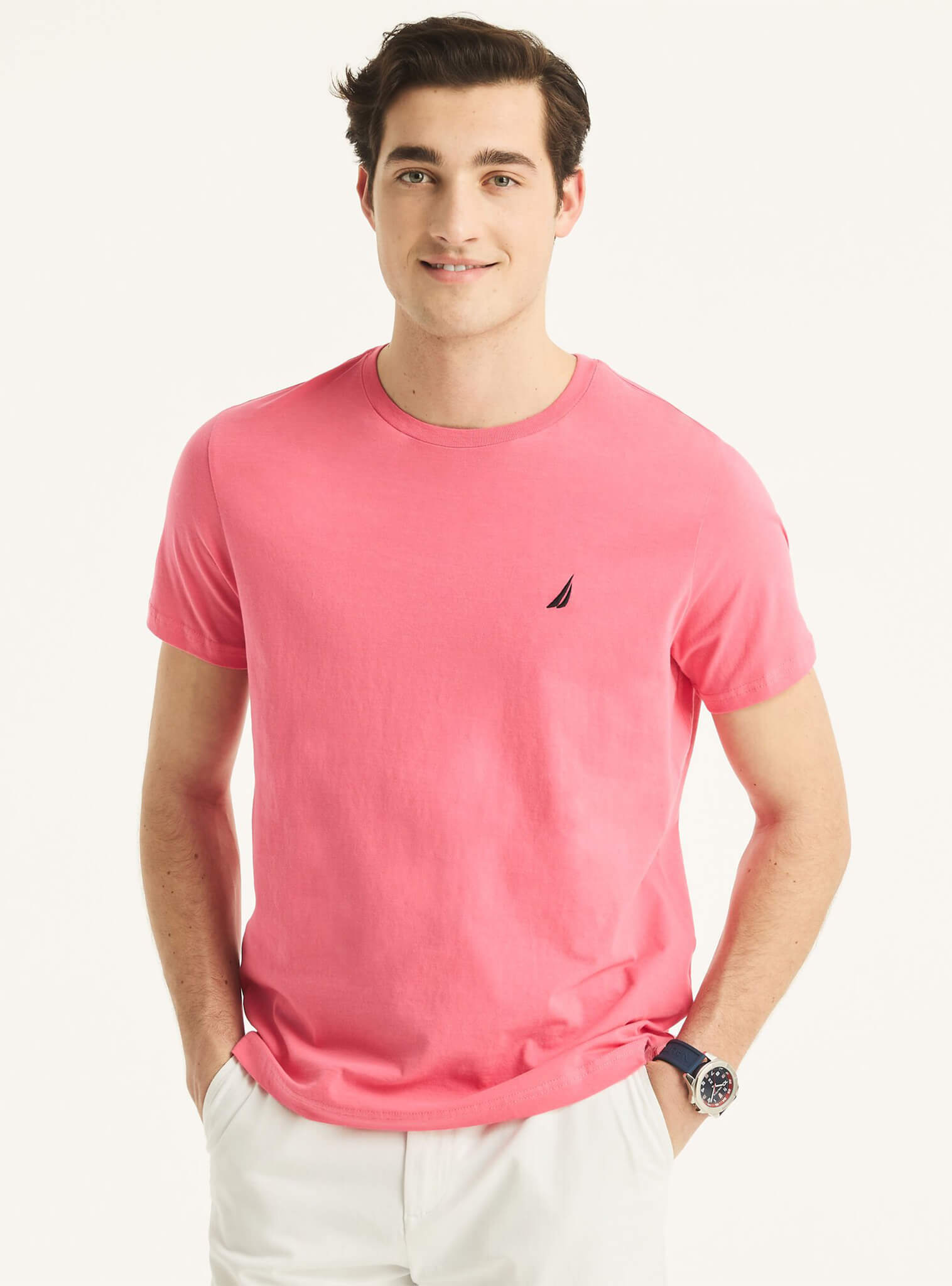 Polera rosa hombre online