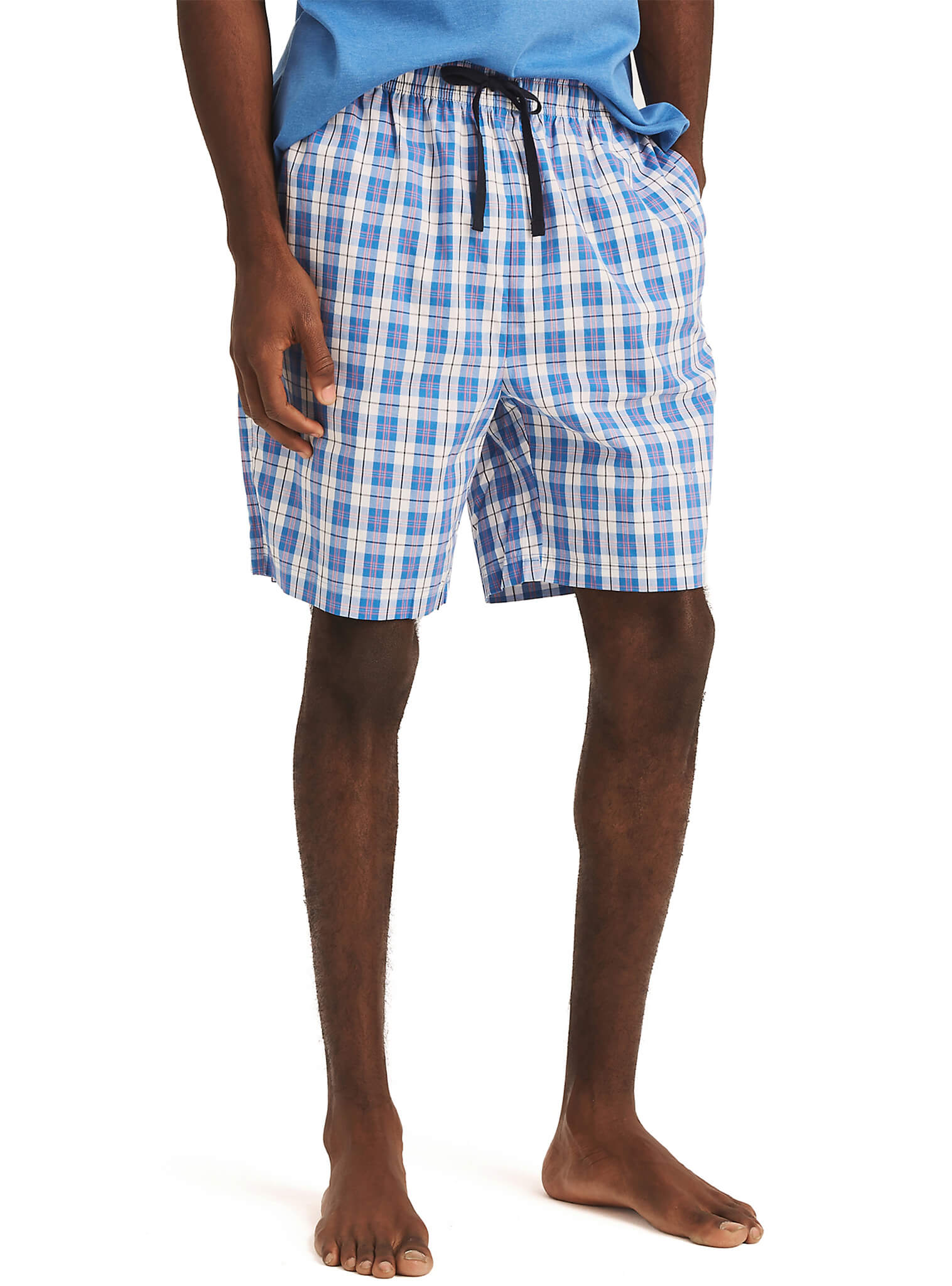 Cuadros Pijamas De Hombre Chile Pijama Short A Cuadros Celeste