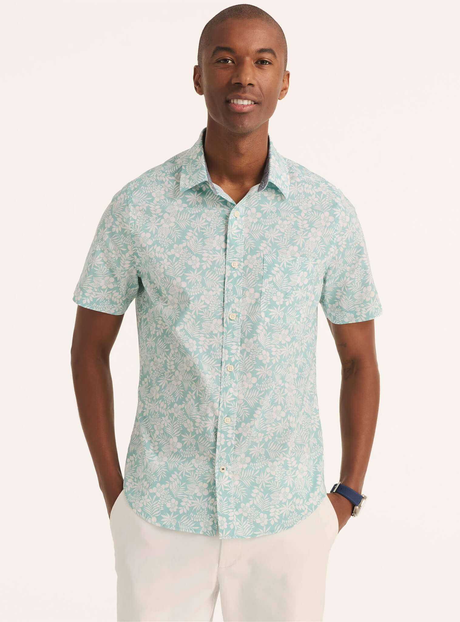 Camisa color verde agua sale