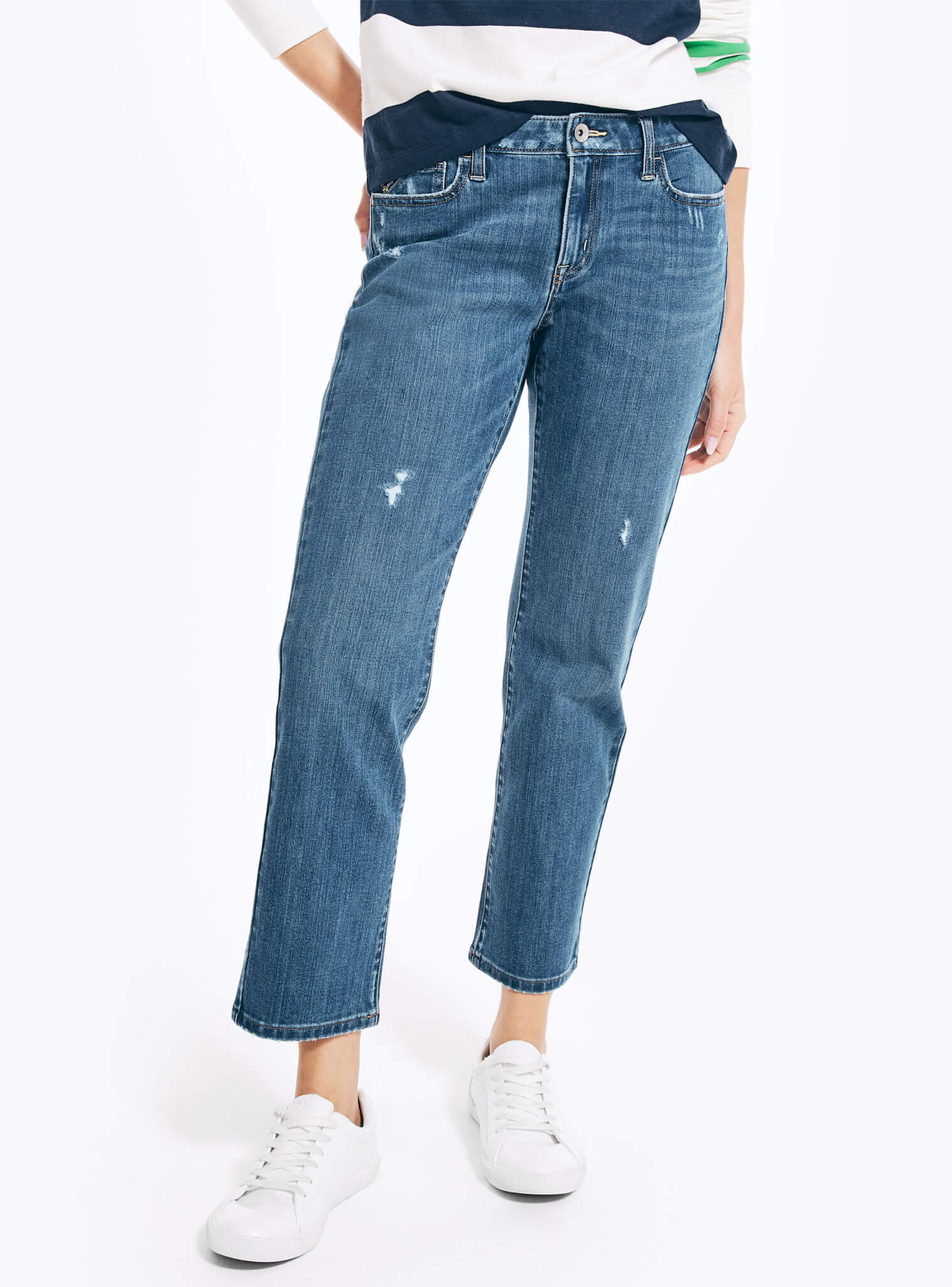 Jeans Tiro Medio Recto Sustaibly Crafted Mujer
