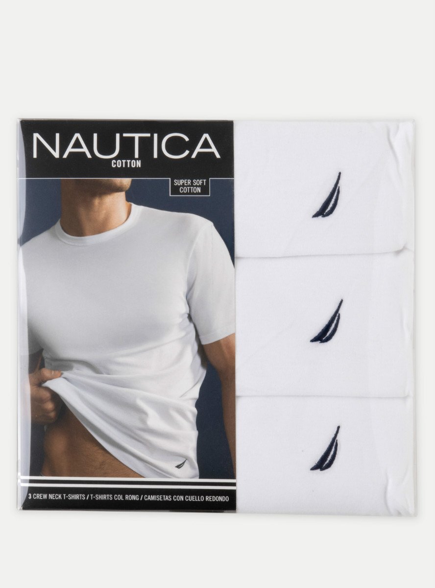 Camisetas Algodón Cuello Redondo Pack 3 Hombre – Nautica