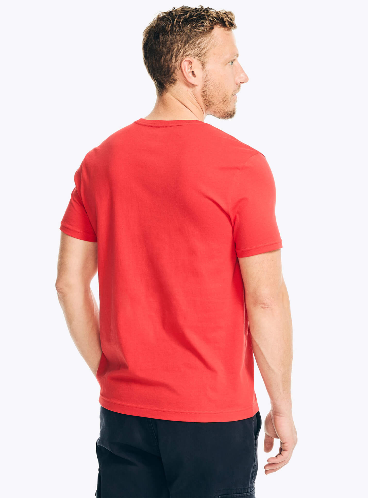 Camiseta manga corta hombre R-Nature rojo